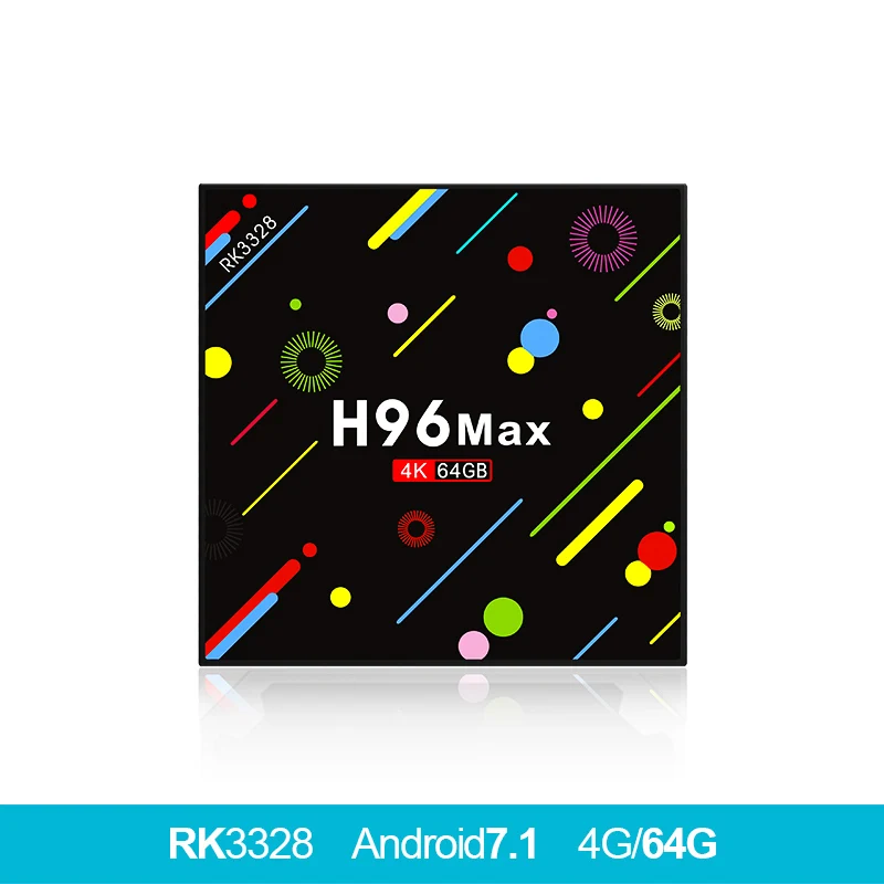 

H96 MAX -H2 Android 7.1 TV Box 4GB RAM 32GB ROM Set Top Box RK3328 2.4G/5G Wifi 4.0 4K H.265 Media Player pk x96mini mi box