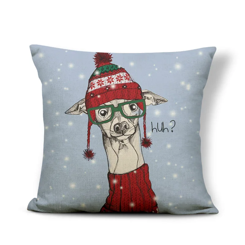 Greyhound Cushion I Love Dog Cover Pillow Keep On Smile Rose Country Style Settee For Teen Throw Pillow Cover 43Cm Burlap Famous