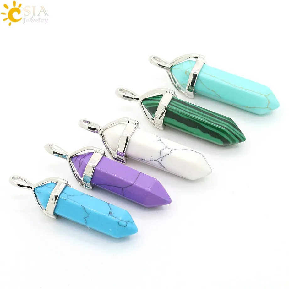 Imitation Malachite Turquoise Women Girl Jewelry Pendant