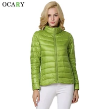 OCARY Woman Winter Coats and Jackets Girls White Duck Down Thick Jackets Warm Black Coat
