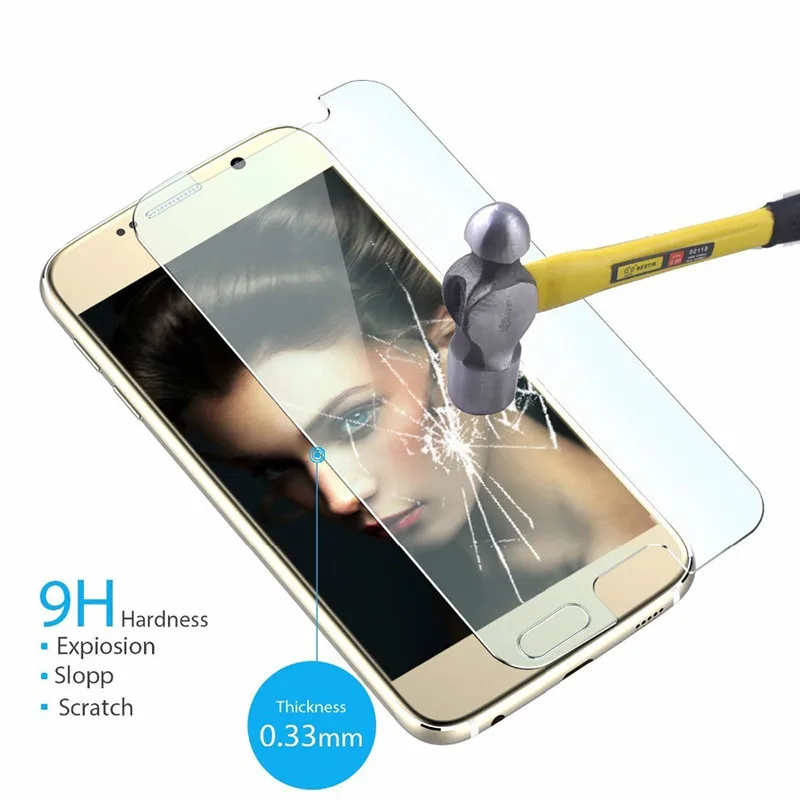 2.5D Закаленное стекло для Samsung Galaxy A3 A5 J3 J5 J7 2017 2016 защита экрана 0 26 мм 9H защитная
