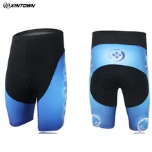 XINTOWN мужские женские велосипедные шорты для горного велосипеда команда Mtb шоссейные велосипедные шорты гель 3D коврик синий дышащий для занятий спортом на улице велосипедные шорты