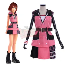 Cosplaylegend Game Kingdom Hearts 3 Kairi Cosplay costume adult costume all size custom made girl costume pink dress the idolm ster cinderella girls starlight stage cgss cosplay blue adult costume all size custom made full set girl costume