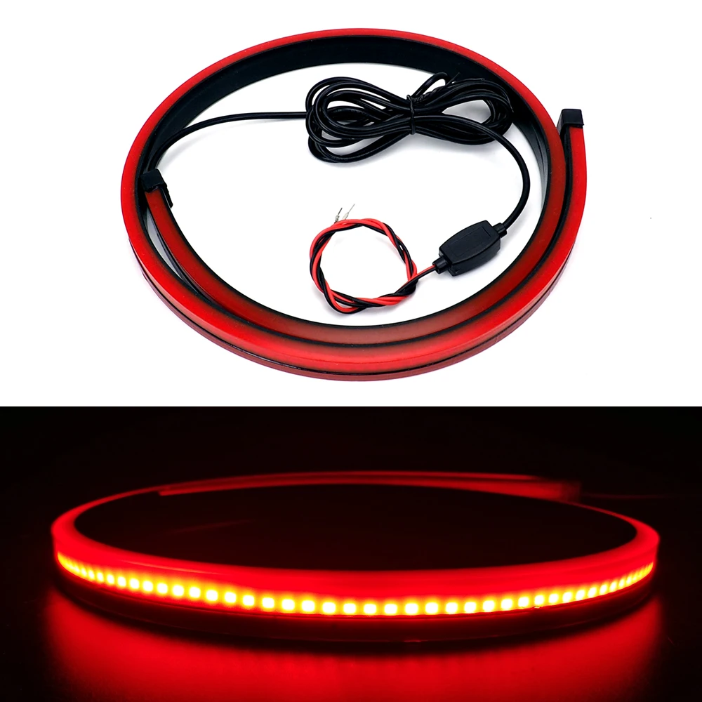 Universal LED Car Brake Rear Tail Light 12V Auto Additional Brake