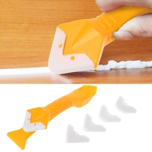 Герметик для шпаклевки, чистящий силиконовый шпатель, угловые скребки, инструменты