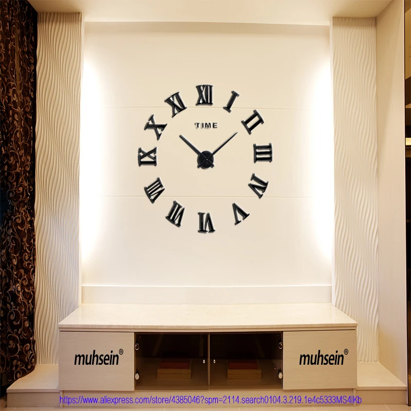 Античная римская мебель творческий 3D настенные часы настенный стол ретро украшения дома Бар украшение для офисной стены ремесла