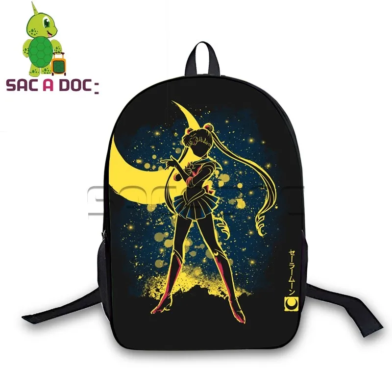 Anime Sailor Moon Backpack Fuuny Fluorescence Backpack The Moon