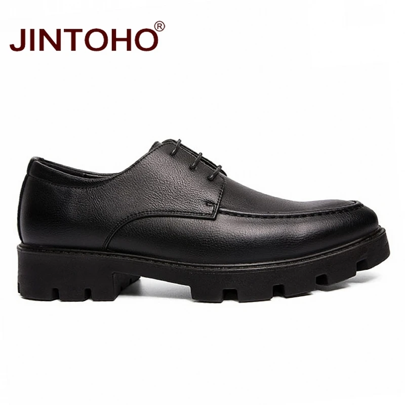 JINTOHO 2019 новые мужские официальные туфли итальянские из натуральной кожи дешевые