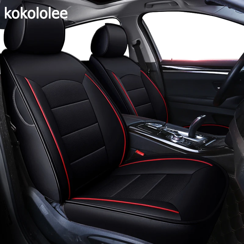 kokololee auto custom real leather car seat cover For mitsubishi pajero
