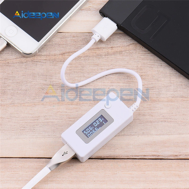 

Mini LCD Screen DC Digital Voltmeter Ammeter USB Tester Portable Doctor Voltage Current Meter Mobile Power Charger Detector