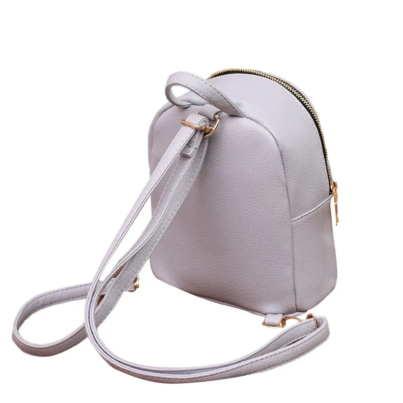  Fashion Women Mini Backpack PU Leather College Shoulder Satchel School Rucksack Ladies Girls Casual - 32951389225