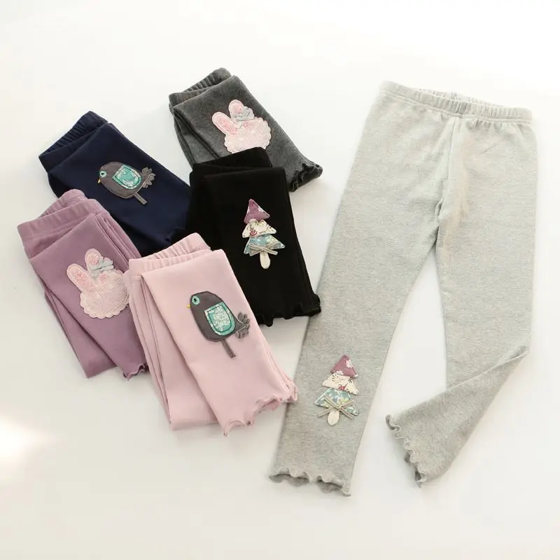 

Children's Pants Baby Elastic Leggings Girls Long Trousers 2018 New Autumn Girls Leggings Kids Outfits 1-6Y