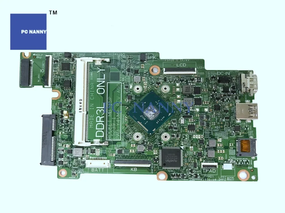 Материнская плата PCNANNY FK63J 0FK63J 15239-1 для DELL INSPIRON 11 3162 Pentium N3710 материнская ноутбука |