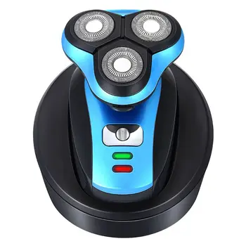 

USB Wireless Charging Electric Shaver for Men Floating Three Blade Heads Electric Shaving Machine Rechargeable Razors Face Care