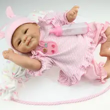 Кукла 18 дюймов 45 см NPK Новая коллекция Reborn Dolls ручная работа Реалистичная силиконовая кукла живой ребенок с голубыми и коричневыми глазами на выбор