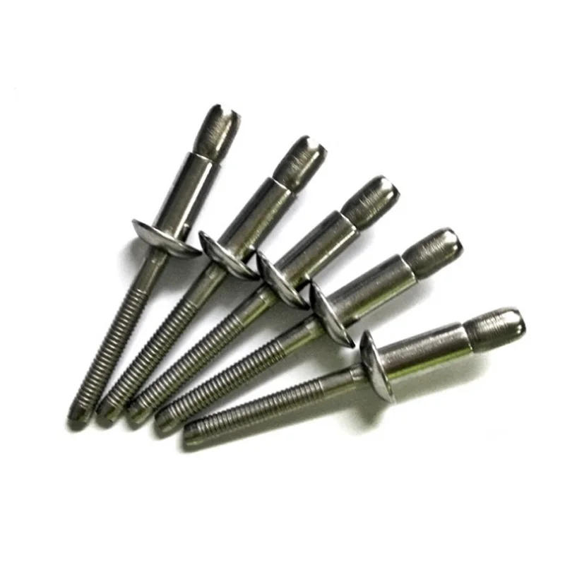 5pcs M6.4 Stainless steel internal locking wire rivet Cup structure