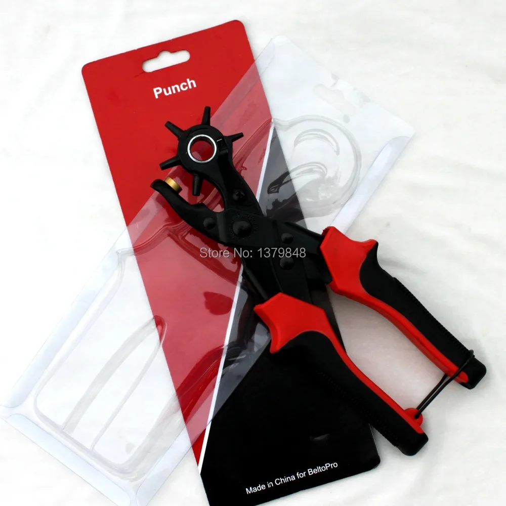 

Leather Hole Punch Hand Tools Pliers Belt Hole Maker 6 Sizes: 2mm,2.5mm,3mm,3.5mm,4mm&4.5mm