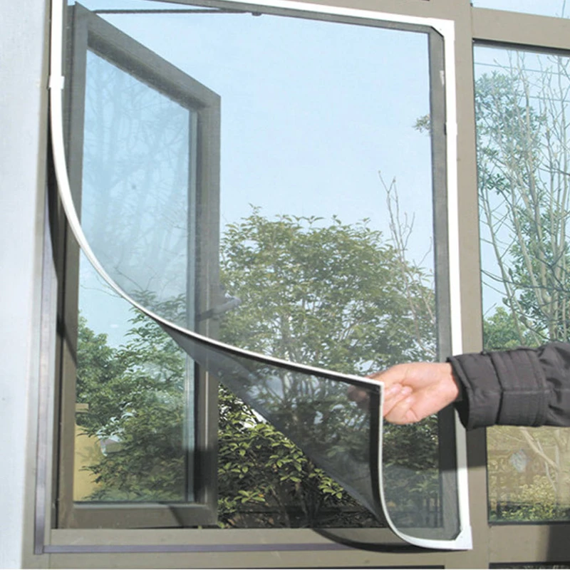 

Insect Fly Screen Curtain Mesh Bug Wasp Mosquito Curtain Mesh Net Cover Door Window Anti Mosquito Net For Kitchen Window