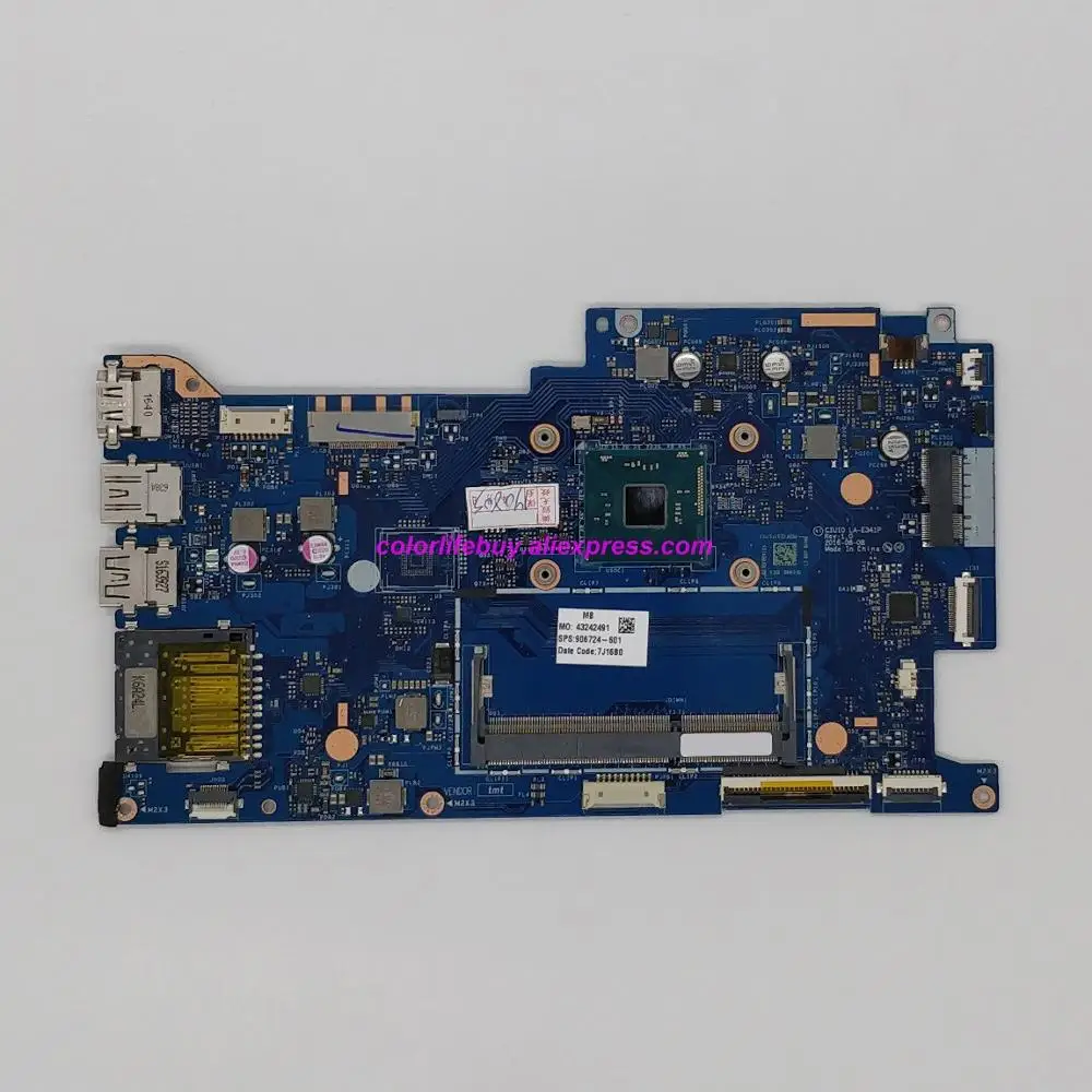 

906724-601 906724-001 CIU10 LA-E341P UMA w N3710 for HP x360 Convertible 11 11-AB Series Laptop NoteBook Motherboard Mainboard