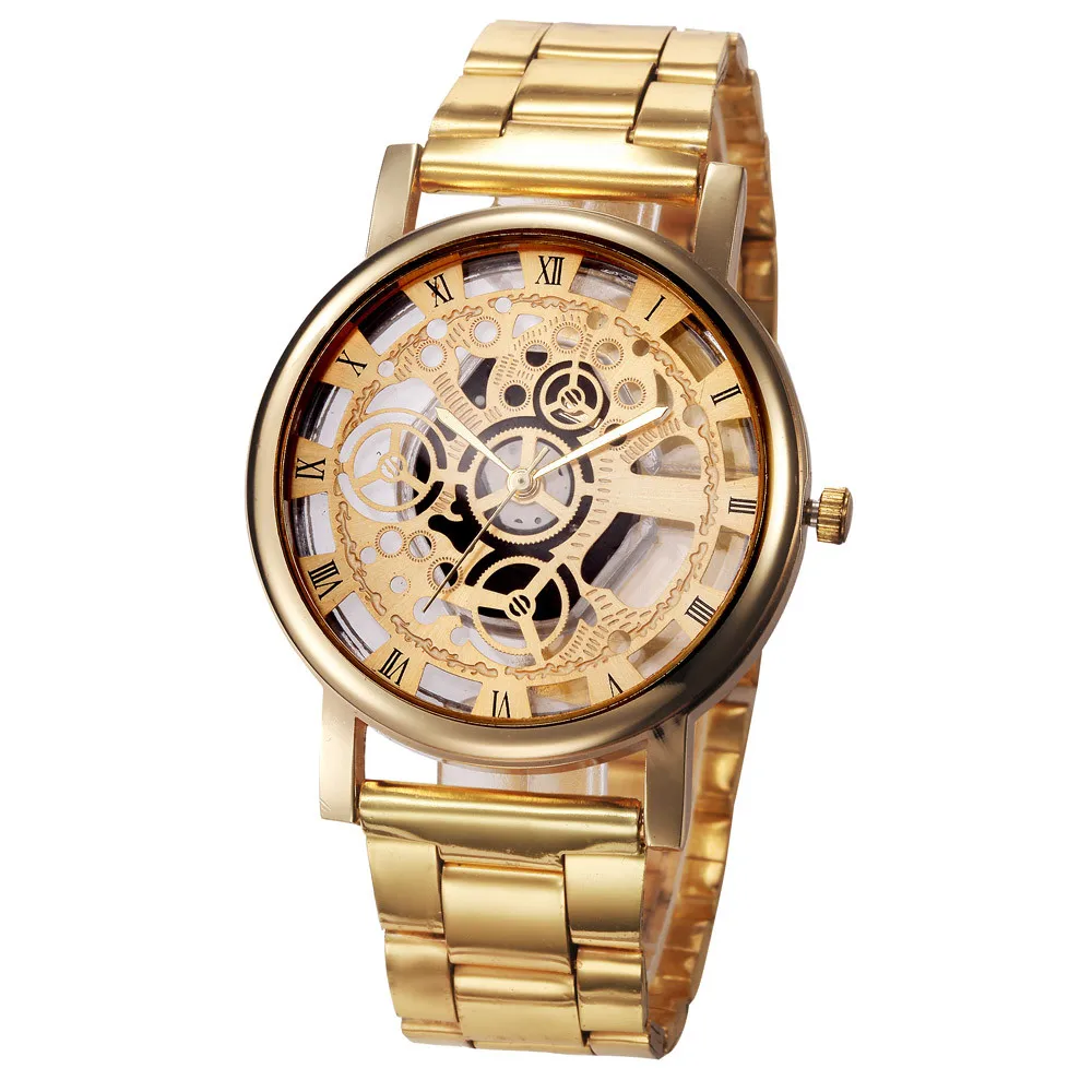 

Gold Watch Women Fashion Mechanical Watches Fashion Silver Stainless Steel Analog Quartz Female Clock Reloj Mujer