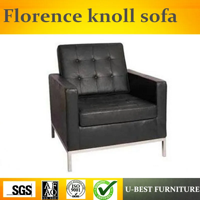 U-BEST classic florence knoll lounge chair/replica florence knoll sofa chair,mordern leather recliner sofa chair