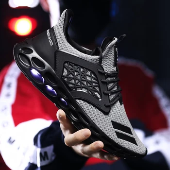 

2019 Shoes Men Sneakers Breathable Casual Shoes Krasovki Mocassin Basket Homme Comfortable Light Trainers Chaussures Pour Hommes