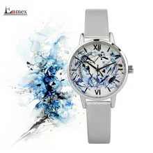2017 señora regalo Enmex abstracta patrones Elegante temperam con diseño limpio y sencillo para las mujeres jóvenes relojes de cuarzo de moda
