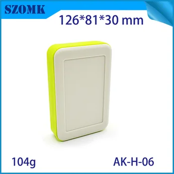 

10 pieces a lot szomk good material abs colorful plastic enclosure handheld control enclosure 126*81*30 mm for electronics