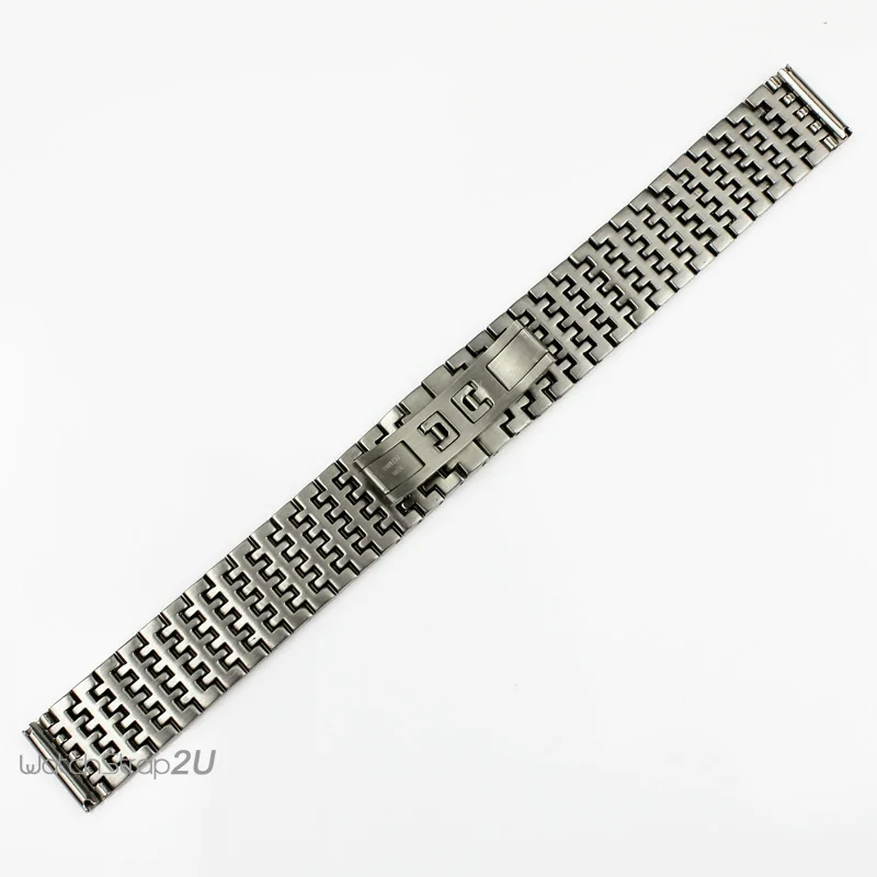 

18 mm Straight End Stainless Steel Wrist Watch Band Strap Hidden Deployment Clasp Buckle