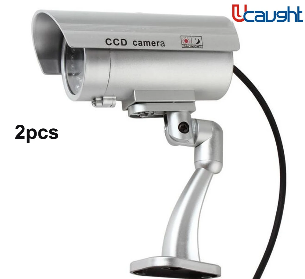 2pcs Offer Waterproof Indoor Outdoor CCTV Dummy CAMERA Fake Camera