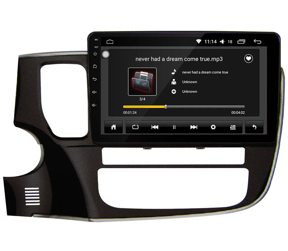 Sale 10.1" IPS 4G DSP Carplay Android 8 Octa Core 4GB RAM 64GB BT Car DVD Multimedia Player Stereo For Mitsubishi Outlander 2013-2017 4