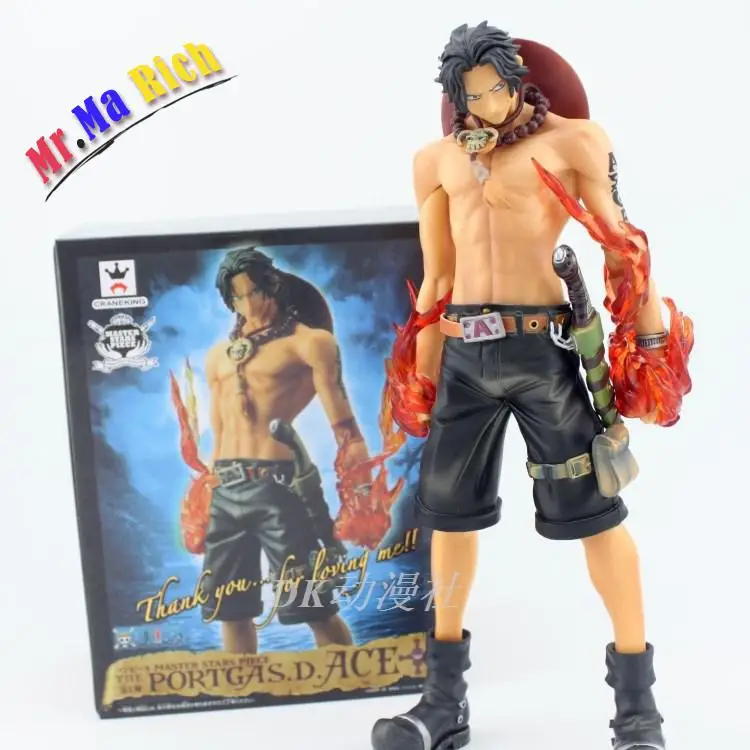 26cm Anime One Piece Fire Fist Portgas D Ace Pvc Action Figure Collection Model Toy Gift | Игрушки и хобби