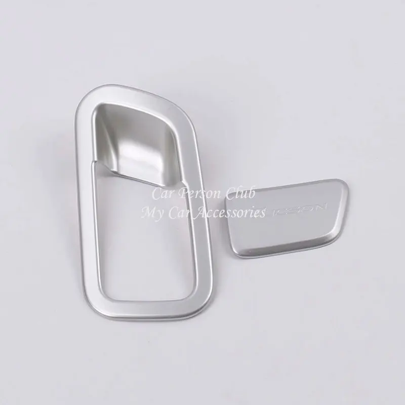 

For Hyundai Tucson 2018 2019 Inner Co-pilot Storage Box Handle Bowl Sequins Cover ABS Chrome Stickers Car-Styling Accessories