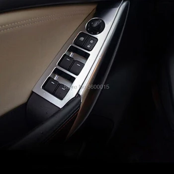 

For Mazda 6 Atenza 2013 2014 2015 Matte Window Lift Switch Cover Trim Inside Armrest Frame Interior Accessories Car Styling