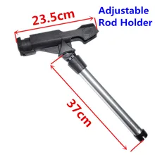 Держатель Удочки лодка каяк Регулируемый поворотный Боковое крепление Наборы рыболовные снасти черный