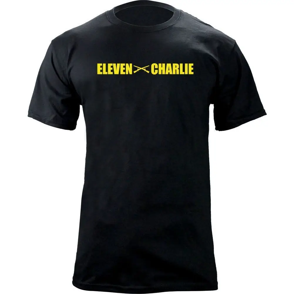 US Army Indirect Fire Infantryman MOS Eleven Charlie 11C Veteran T-Shirt custom printed tshirt 2019 fashion t shirt | Мужская одежда