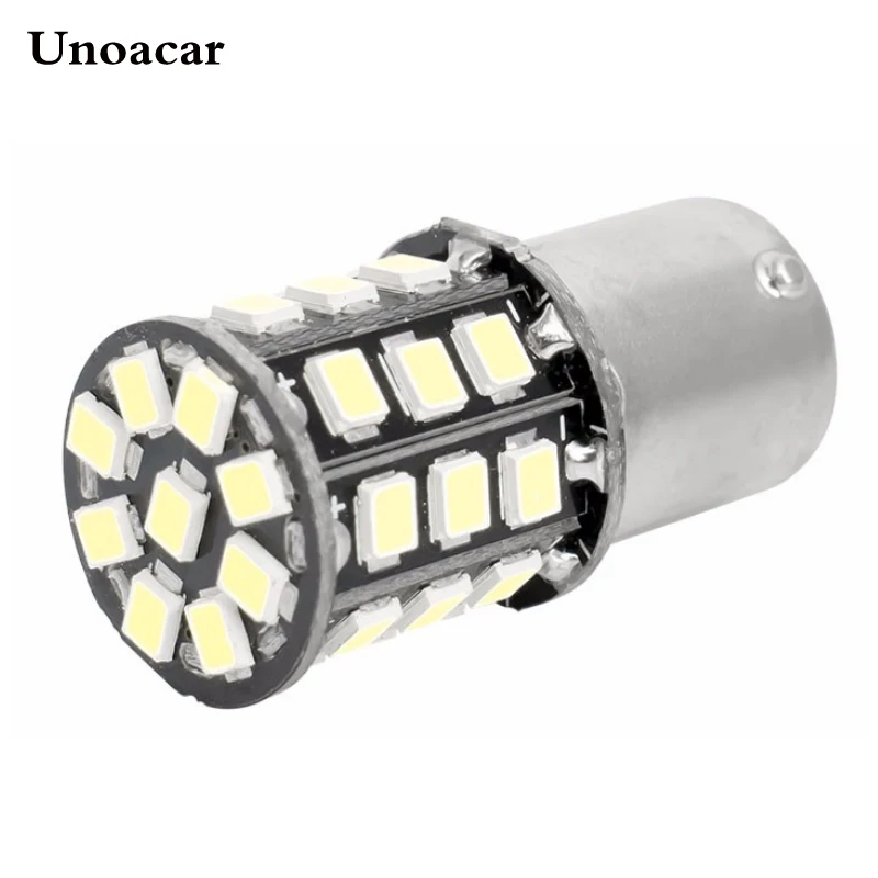 

2x BA15S P21W R5W R10W 1156 1141 1003 33SMD 2835 LED Car Rear Turn Signal Lamp White Red yellow Auto Backup Reverse Light Bulbs