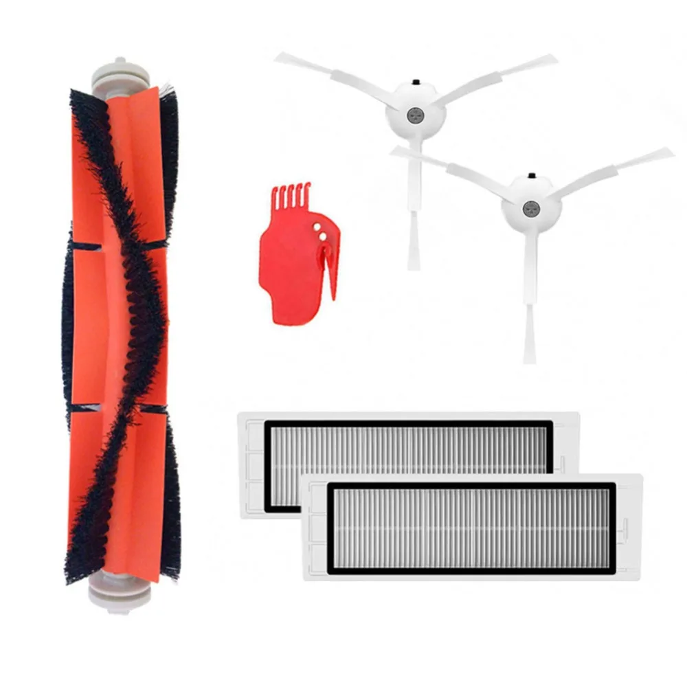 

1PCS main brush+2PCS hepa filter+2PCS side brush Suitable for Xiaomi Mi Robot Vacuum Cleaner parts accessories