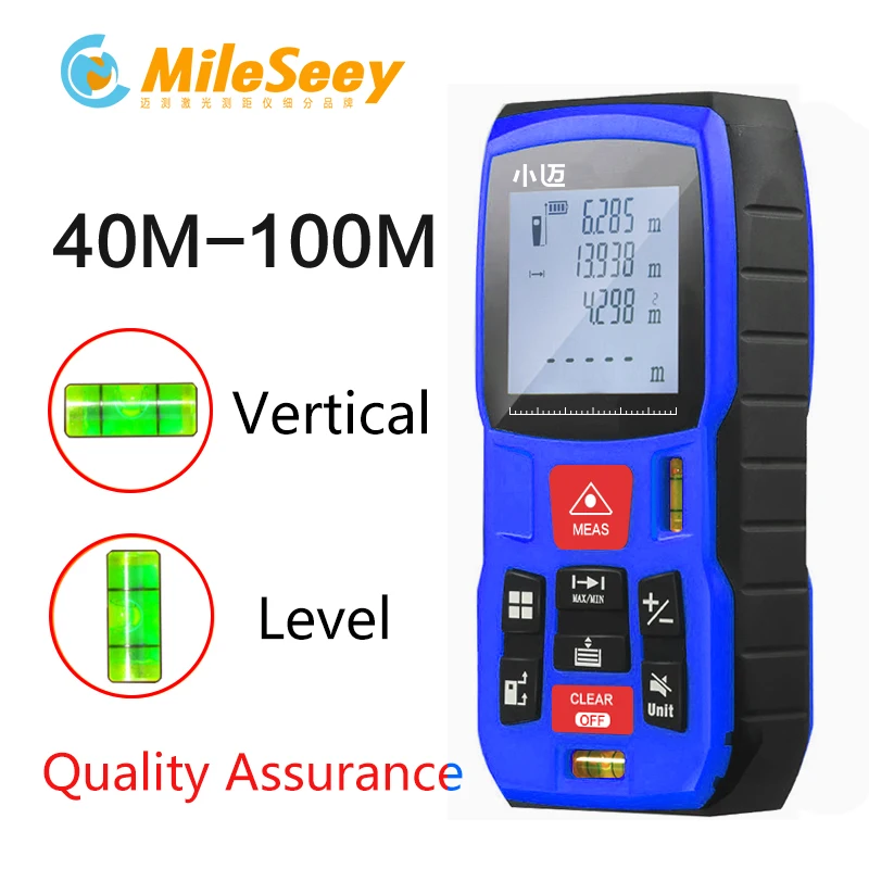 Mileseey Мини цифровой лазерный дальномер trena рулетка измерение Diastimeter тестер