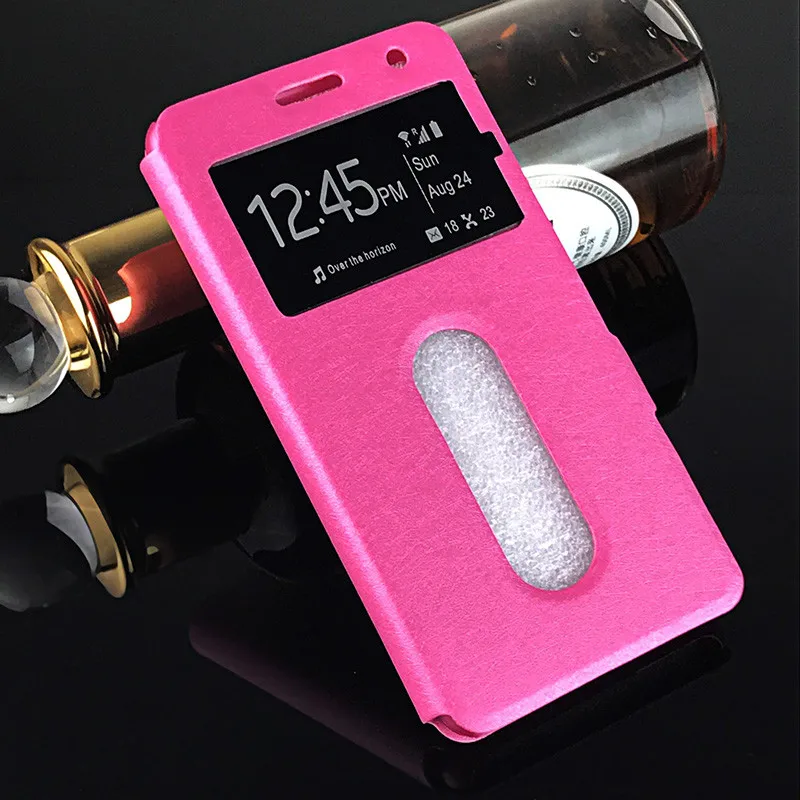 

Newest Silk Open Window Phone Case For Coque Lenovo K6 K33a48 Case Cover funda For Lenovo K6 K 6 5"+Gift