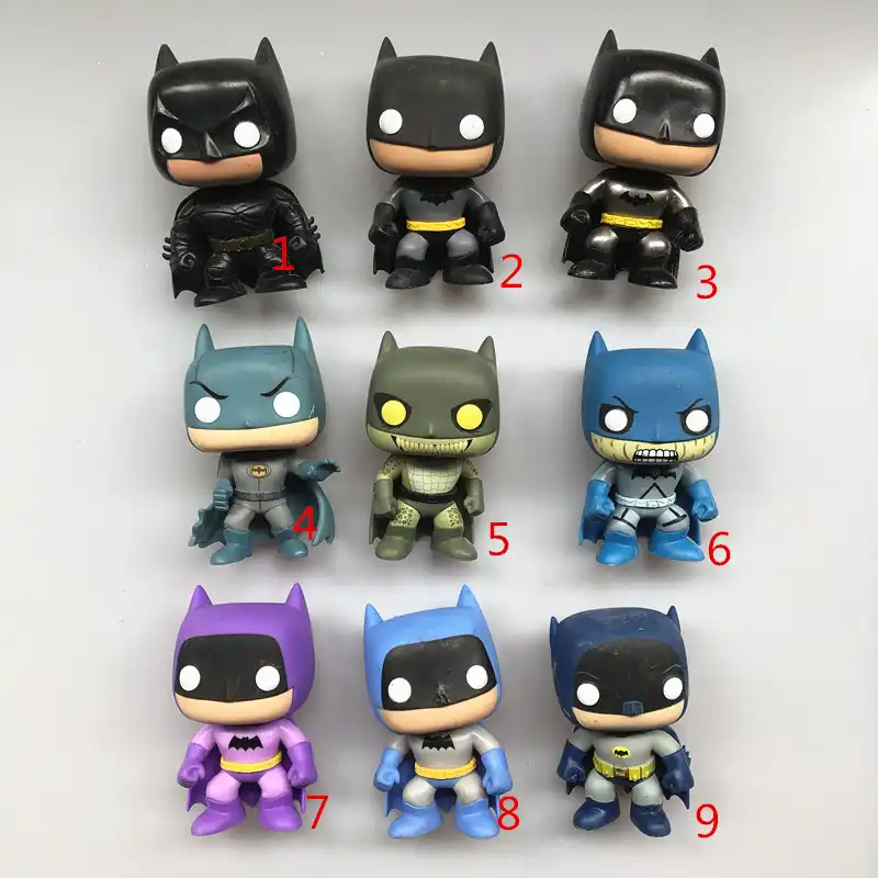 rainbow batman figures