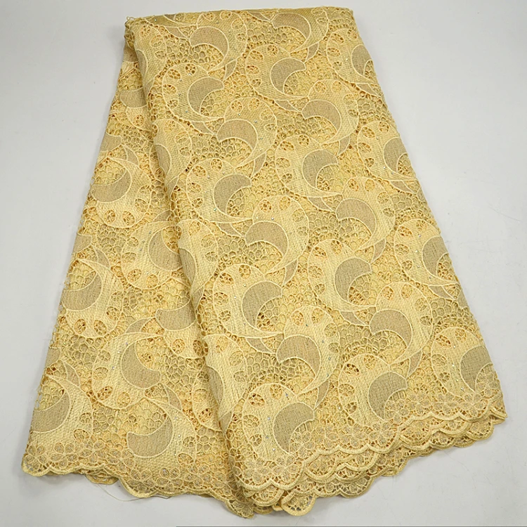 

Nigerian African Lace Fabrics High Quality For Men Cotton Dry Lace Fabric With Stones Swiss Voile Lace In Switzerland