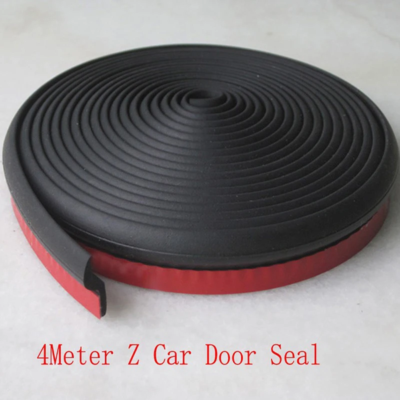 4 Meter Z Type Adhesive Car Rubber Seal Sound Insulation Car Door
