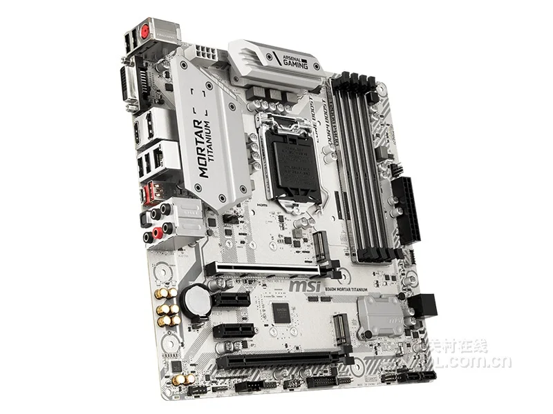 Новая материнская плата MSI B360M MORTAR TITANIUM 4* SATA 6 ГБ/сек. LGA1151 8-Channel7.1 HD Audio DDR4 2666HMz Intel 1219 Gigabi CP chipset