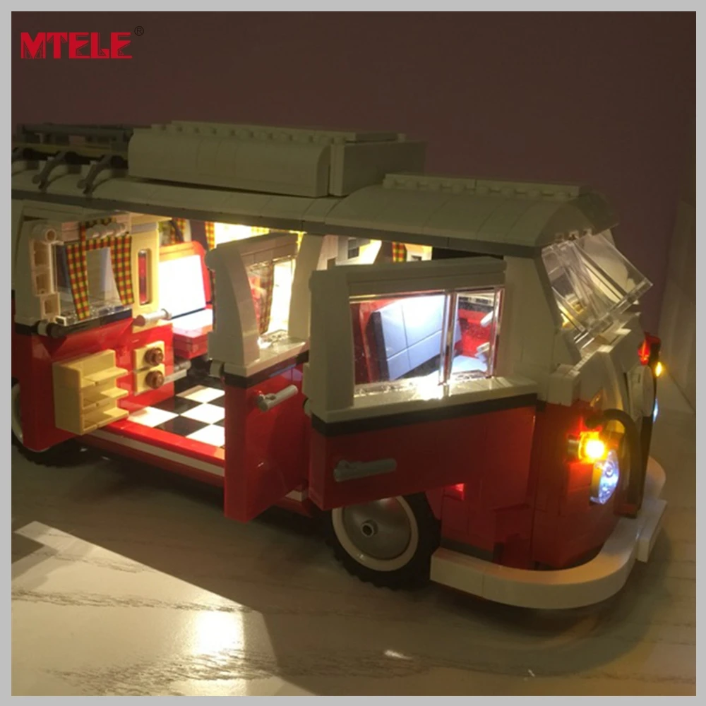 MTELE Brand DIY LED Light Up Kit For Compatile with Lego 10220 Creator Series The T1