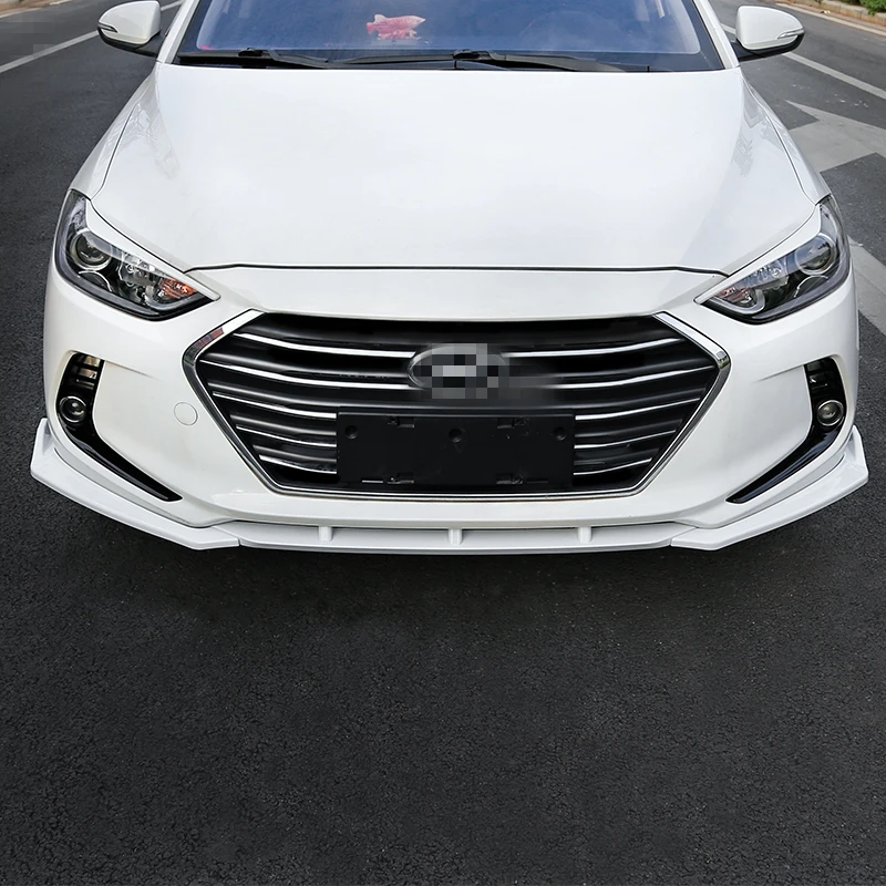 Для hyundai Elantra 2016 2017 2018 ABS Хром передний бампер губа против царапин аксессуары для