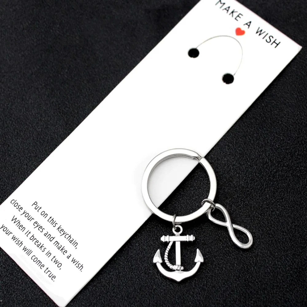 

Infinity Sailing Keychains Sunshine Crown Moon Bag Key Chain Lobster Clasp Key Hook Chain Key Ring Jewelry Women Men Keyring