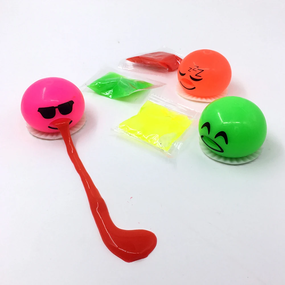 

New Squishy Vomitive Egg Yolk Stop Stress Reliever Fun Gift colorful Lazy Egg Joke Toy Ball Egg Squeeze Funny Toys StopStress