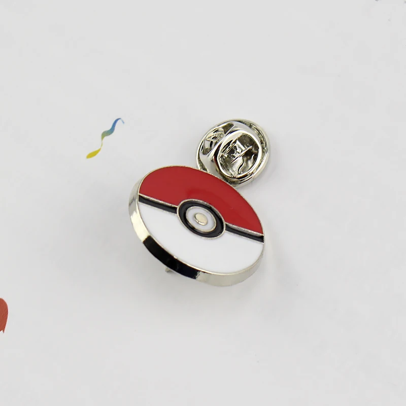 Значок Броши Pokeball мультфильм картина булавки классический японский аниме-открытки женщин Ювелирная кнопка подарок для