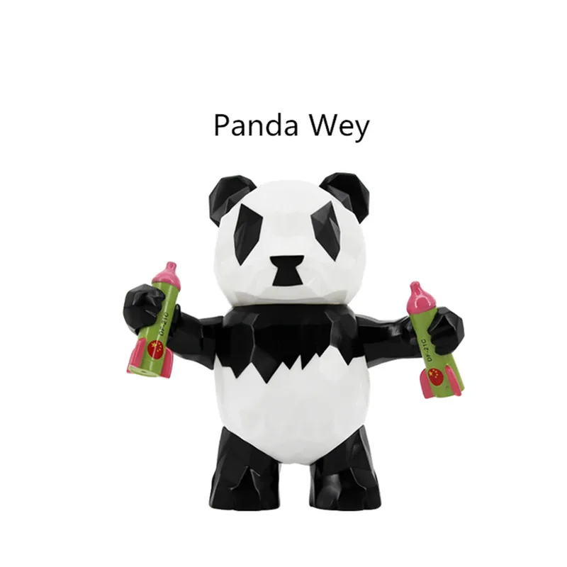 

Sesame Street Cartoon Model Patriotic Version PANDA Cosplay Medicom OriginalFake PVC Action Figure Model Toy Anniversary M61
